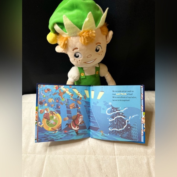 New 2016 Retired Kohl's Cares® “How To Catch An Elf” Plush Elf and Book Bundle - Picture 3 of 5